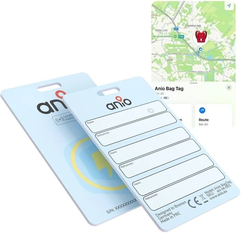ANIO BagTag – Smarter Ortungs-Anhänger