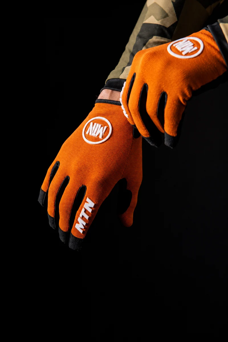 Orange MTB Handschuhe MTN