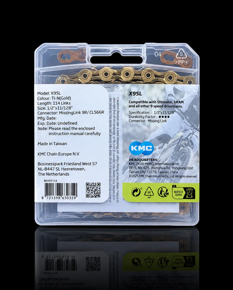 KMC X9SL Ti-N Gold Kette Lukas Knopf Special Edition (inkl. handsignierter Verpackung)