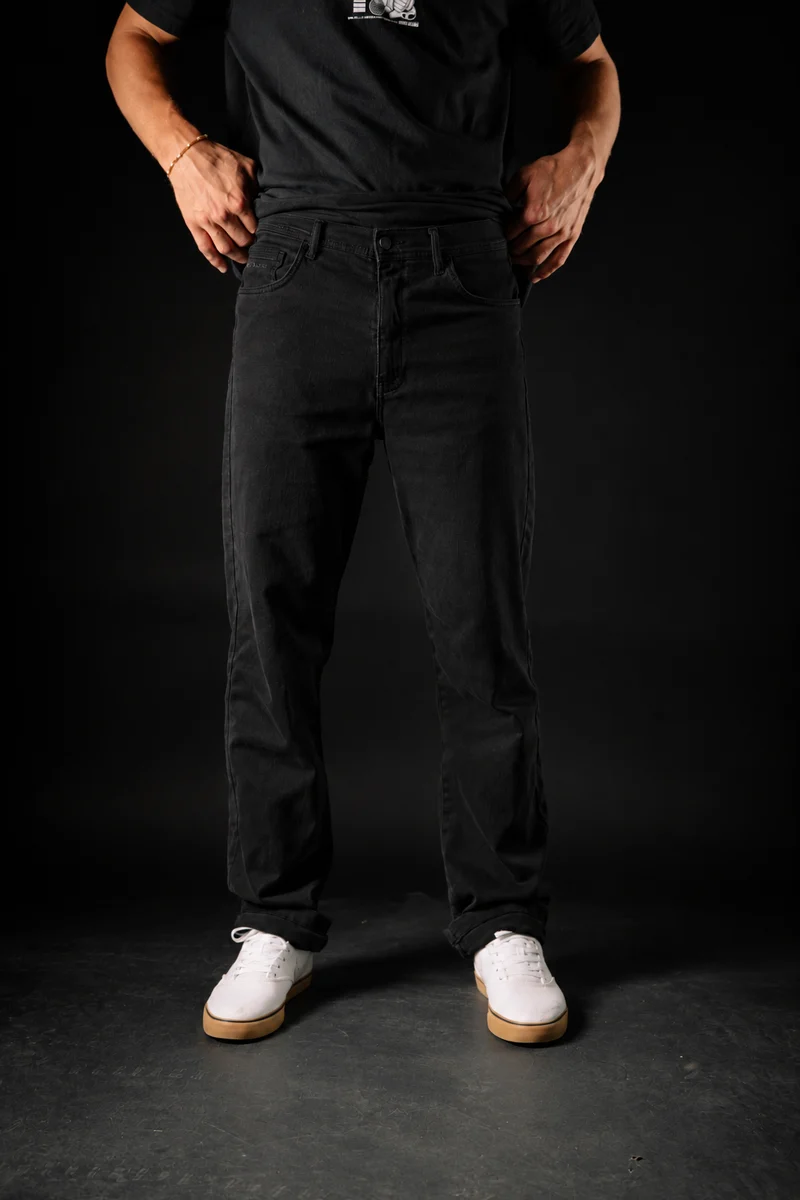 Black Motion Riding Jeans