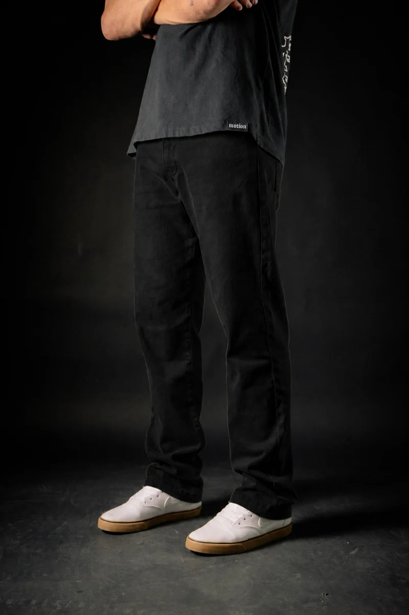Black Motion Riding Jeans