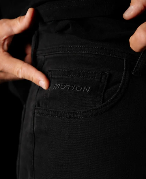 Black Motion Riding Jeans