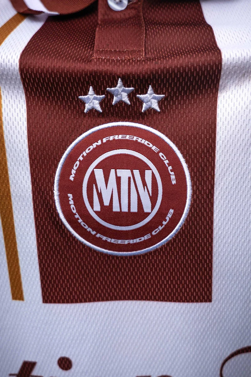 Retro Motion Freeride Club Jersey (Red/White)