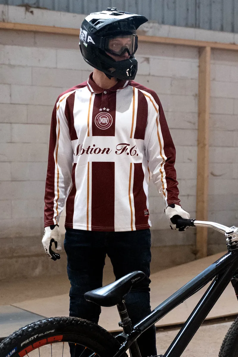 Retro Motion Freeride Club Jersey (Red/White)