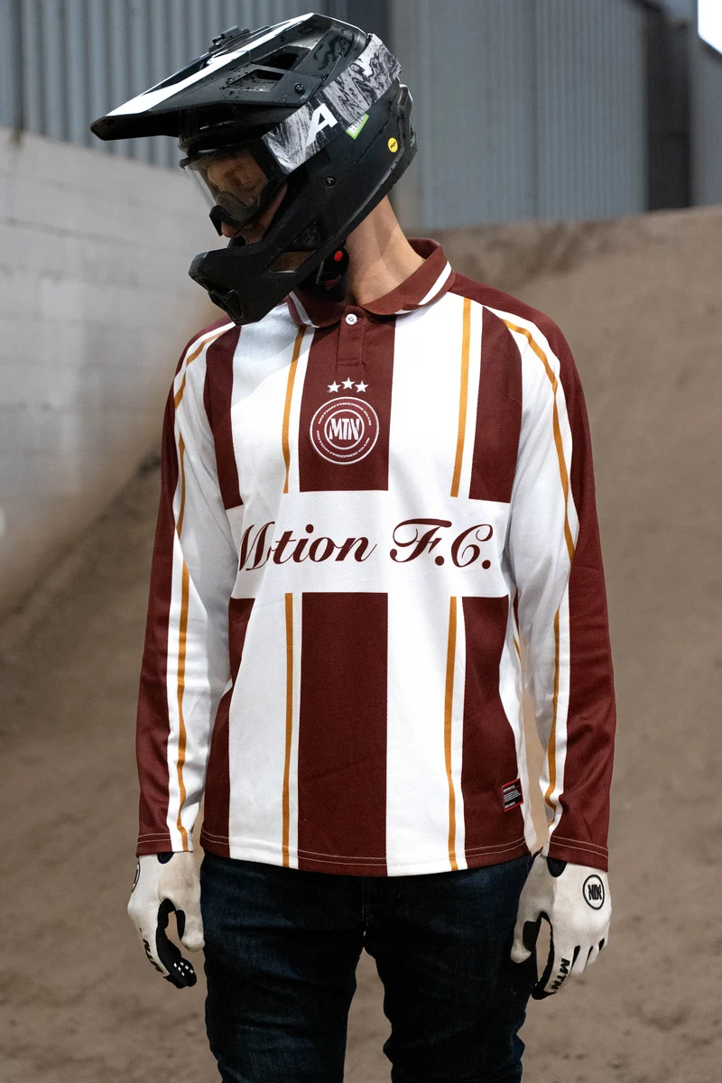 Retro Motion Freeride Club Jersey (Red/White)