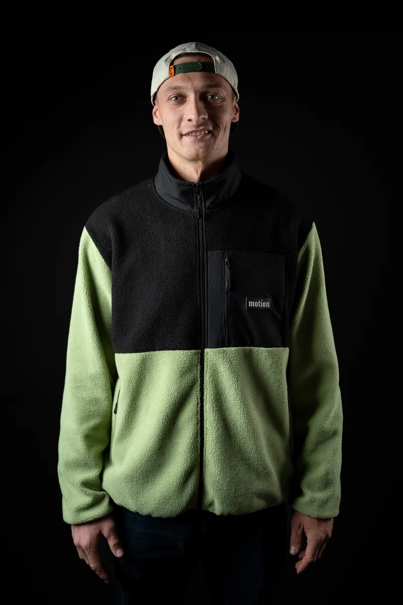 Motion Trail Fleece Jacke (Black/Green)