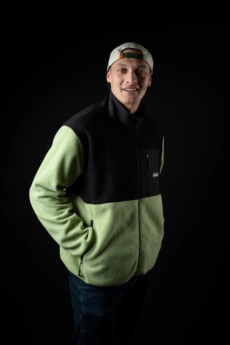 Motion Trail Fleece Jacke (Black/Green)