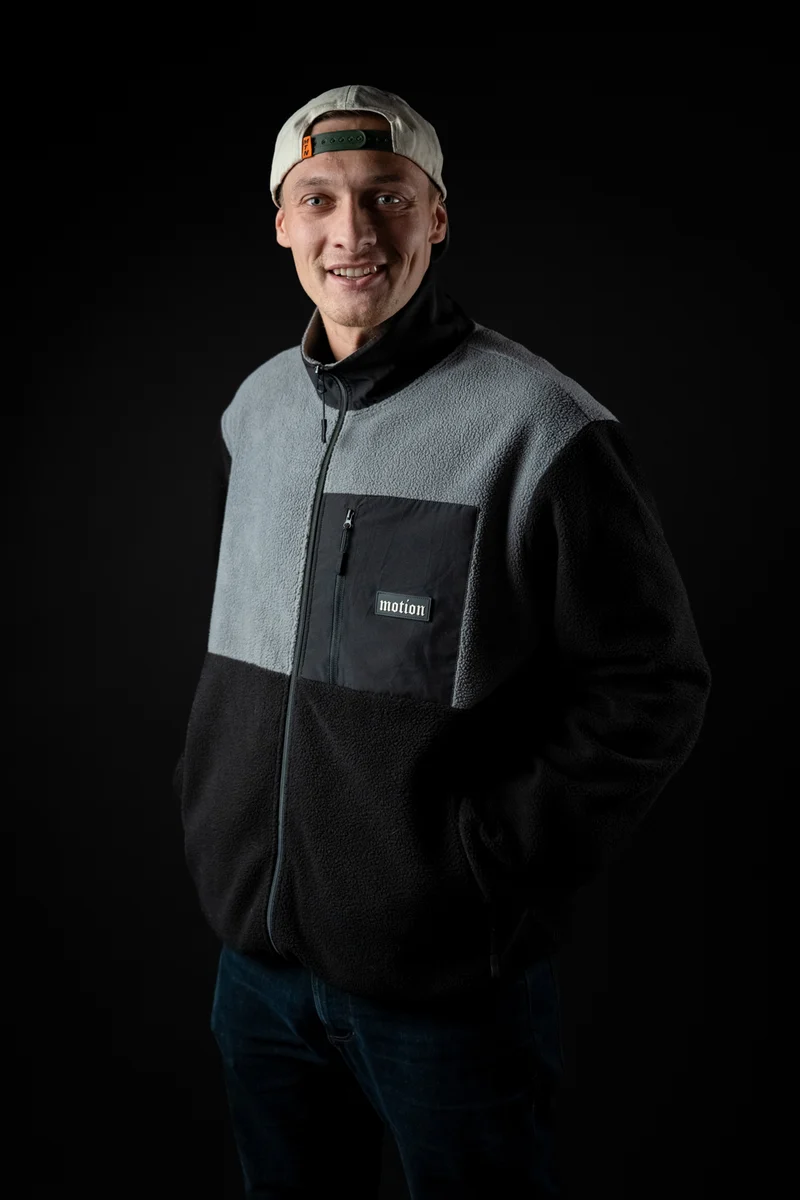 Motion Trail Fleece Jacke (Black/Grey)