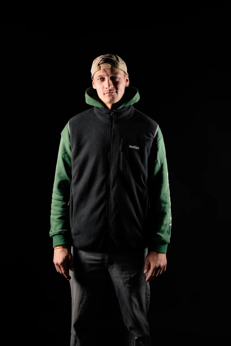 Motion Trail Fleece Weste (Black)