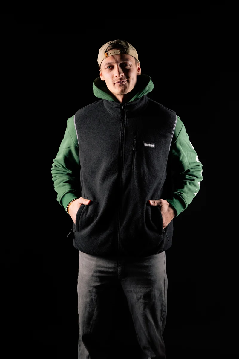 Motion Trail Fleece Weste (Black)