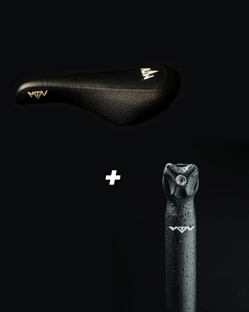MTN Components MTB Sattel + MTN Components Sattelstütze 31.6mm