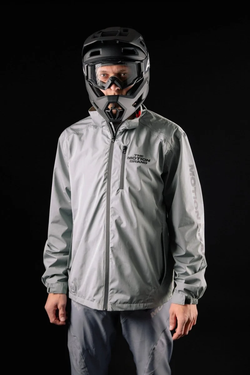 Grey Motion Trail Jacket Regenjacke (Grau)