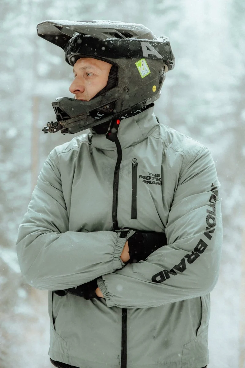 Grey Motion Trail Jacket Regenjacke (Grau)