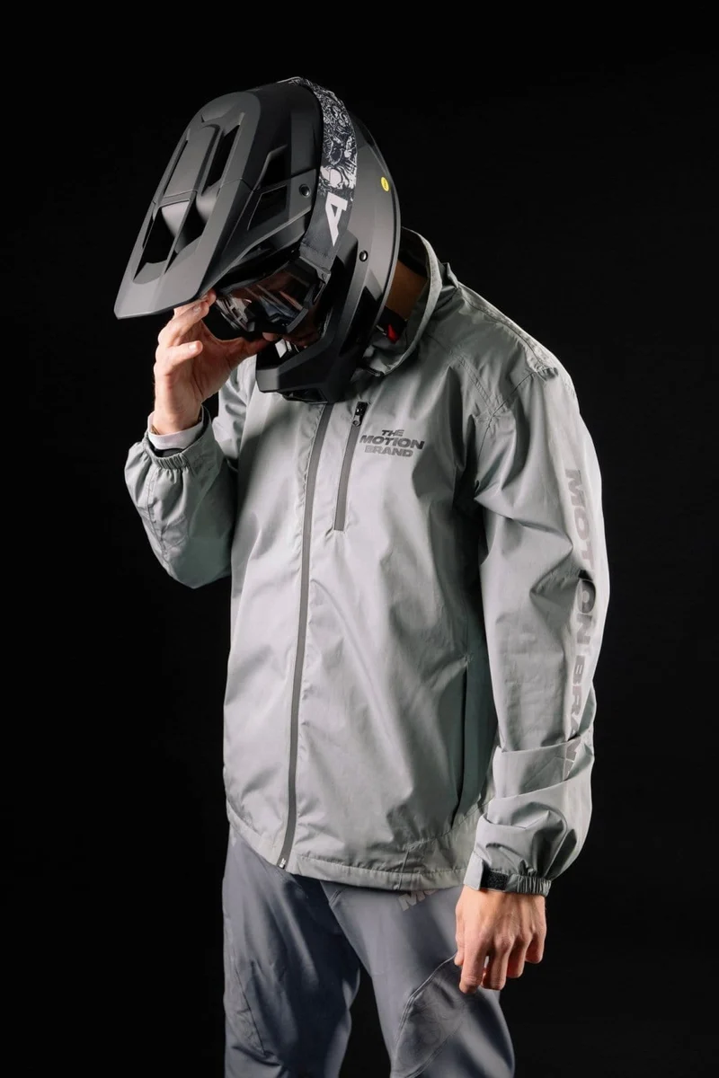 Grey Motion Trail Jacket Regenjacke (Grau)
