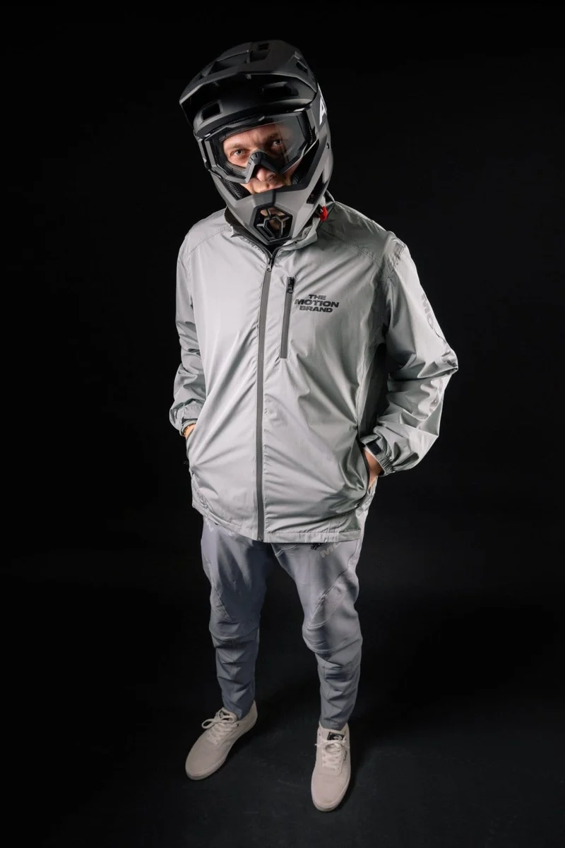 Grey Motion Trail Jacket Regenjacke (Grau)