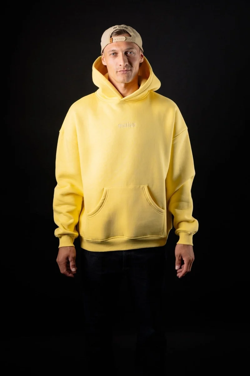 Yellow motion Hoodie