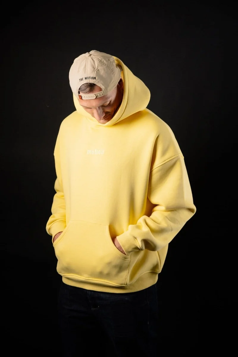 Yellow motion Hoodie