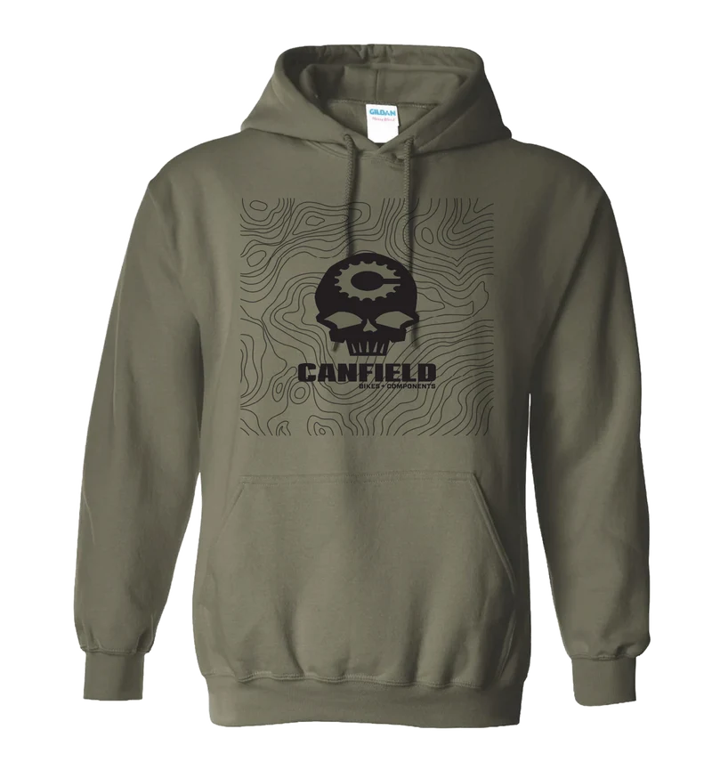 Canfield Bikes Skully Topo Hoodie