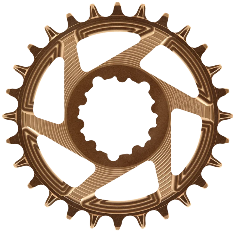 HELIX Race 3-Bolt Direct Mount Chainrings (multiple sizes) Bronze