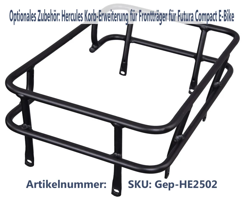Hercules Futura Compact F8 24 Zoll Freilauf 500 Wh