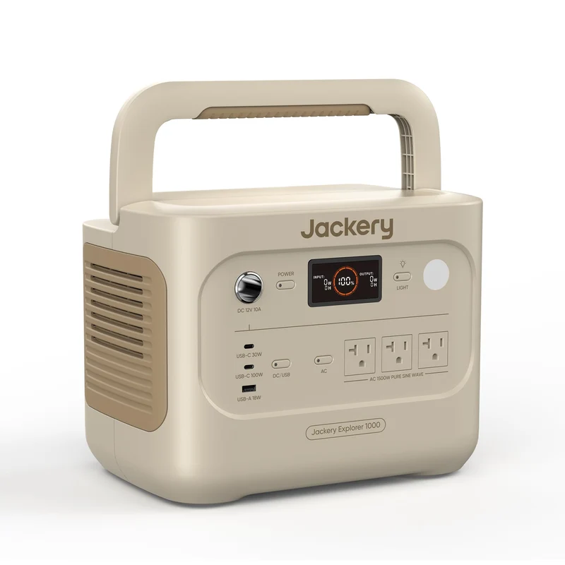 1000W Portable Power Station 1070Wh LiFePO4 Battery Backup