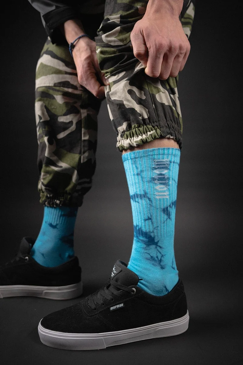 Sky Blue Batik MTN Socken