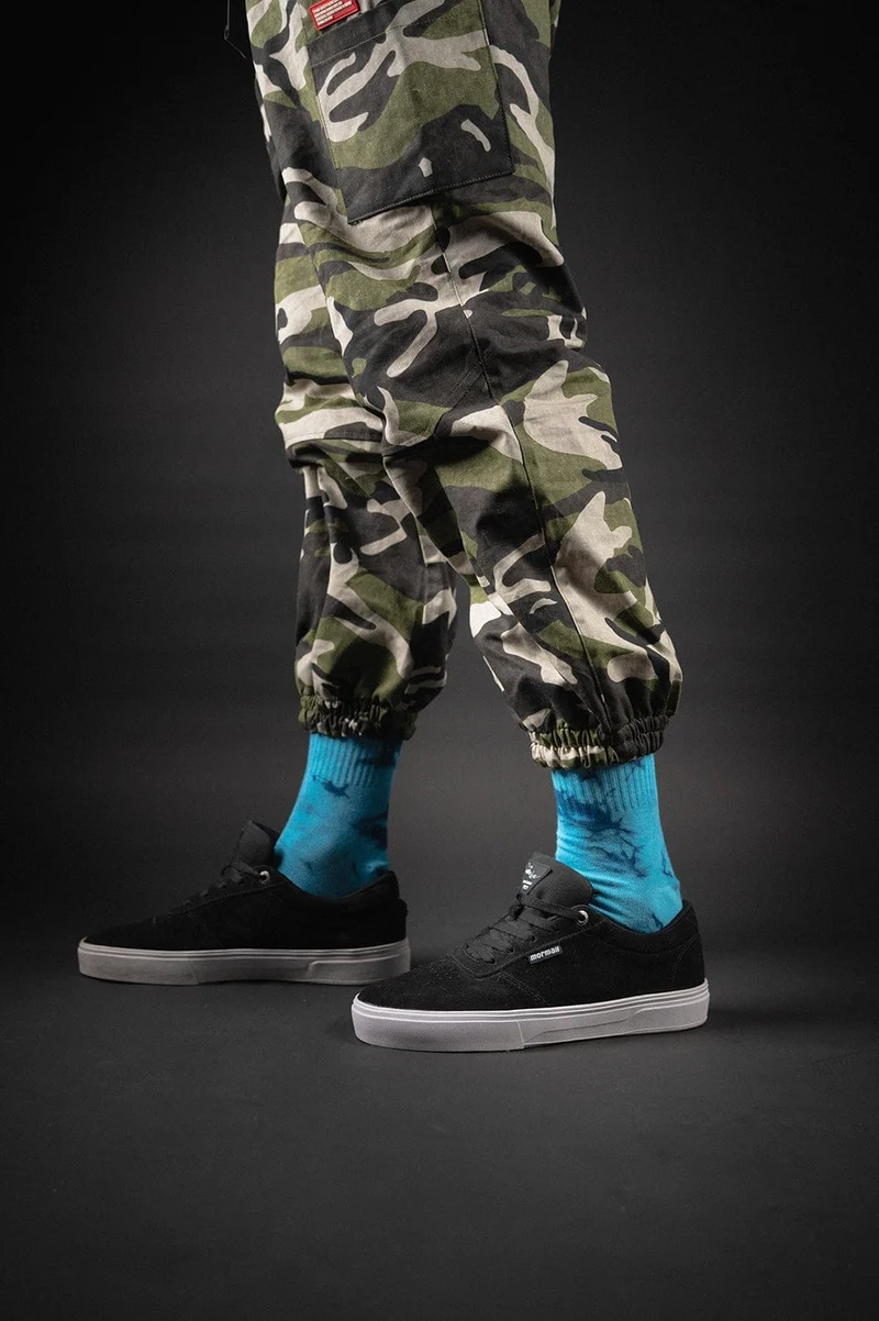Sky Blue Batik MTN Socken