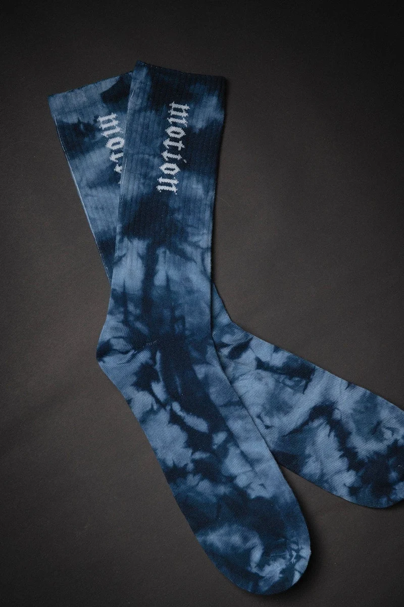 Dark Blue Batik MTN Socken