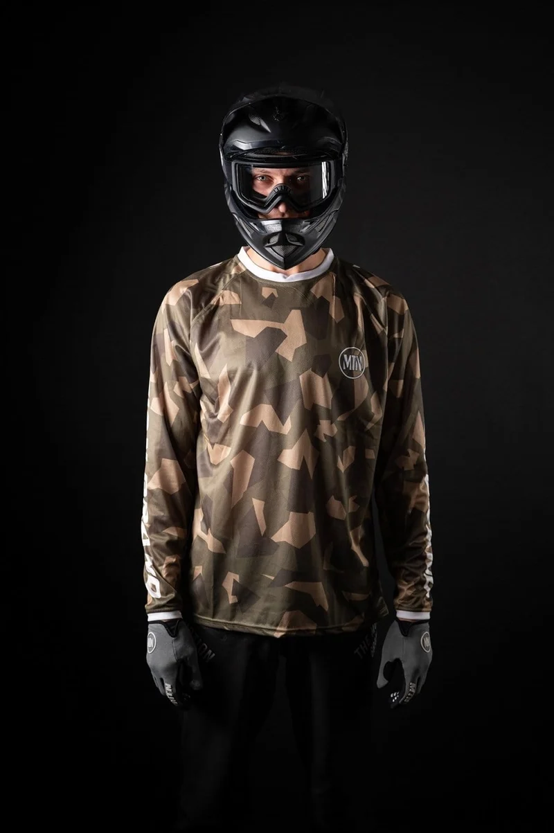 Forrest Camo Motion MTB Jersey langarm