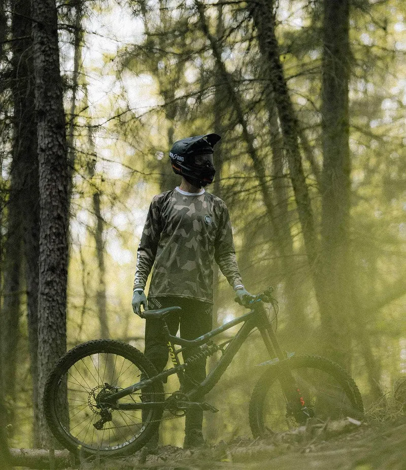 Forrest Camo Motion MTB Jersey langarm