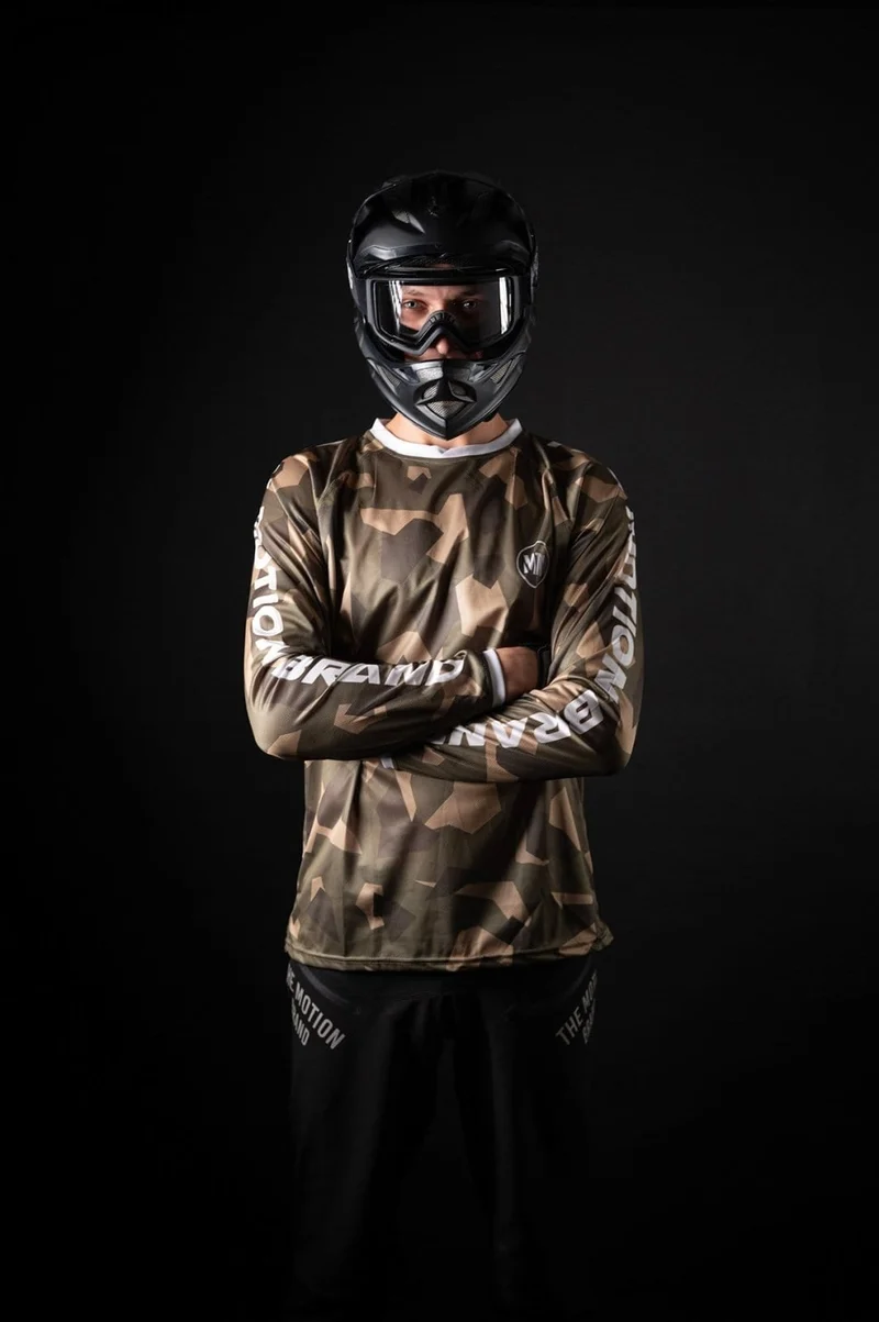Forrest Camo Motion MTB Jersey langarm