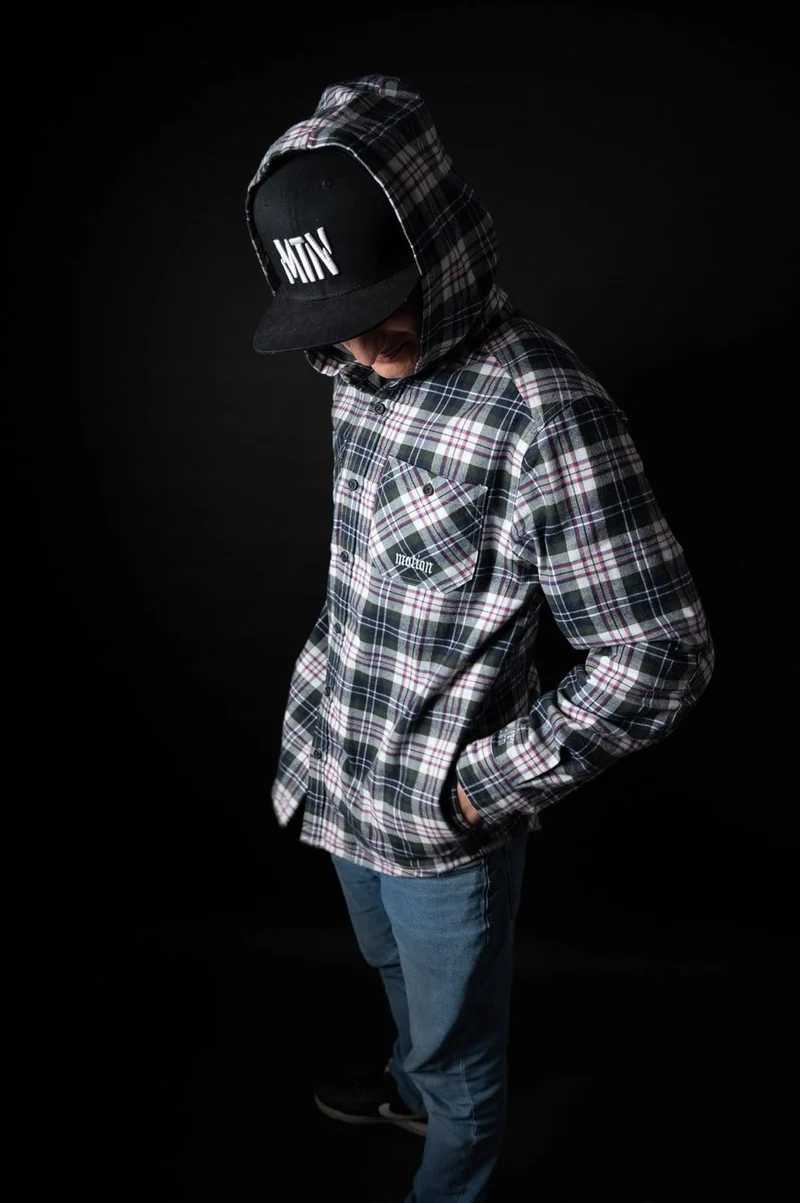 White Tactical Hooded Flanell