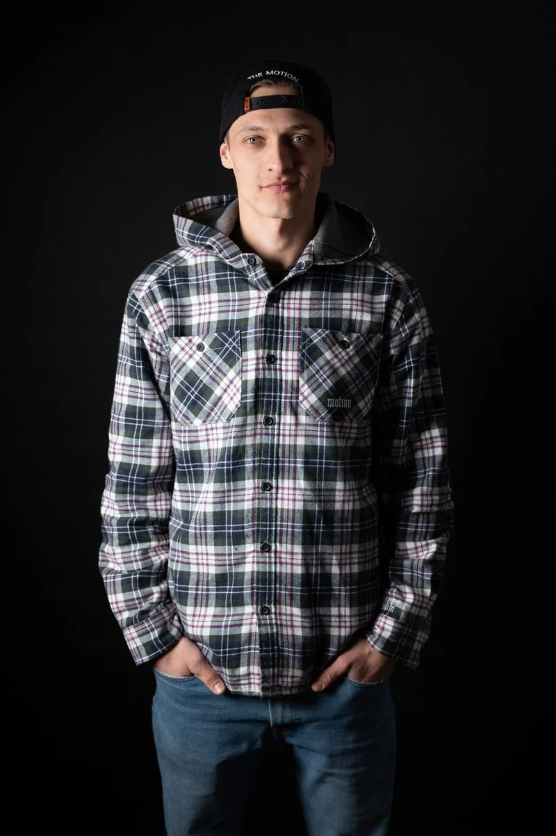 White Tactical Hooded Flanell