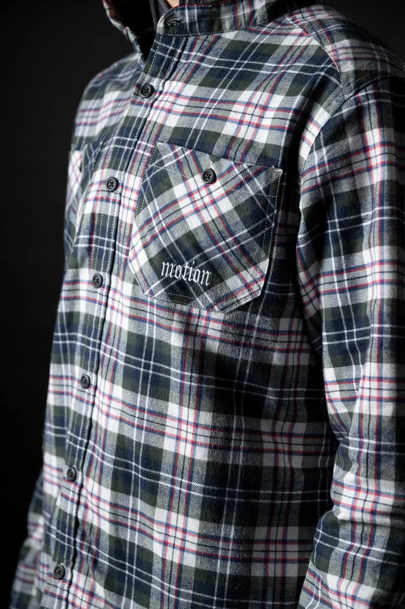 White Tactical Hooded Flanell