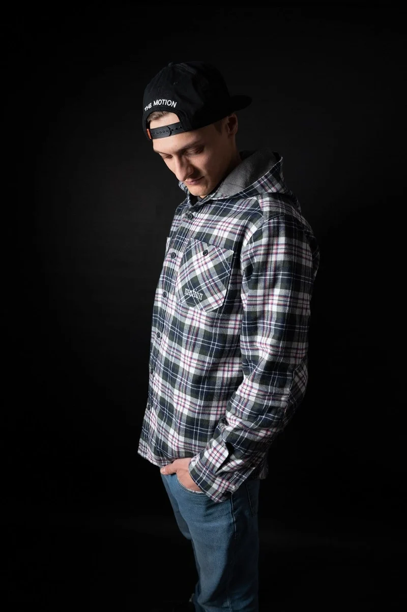 White Tactical Hooded Flanell