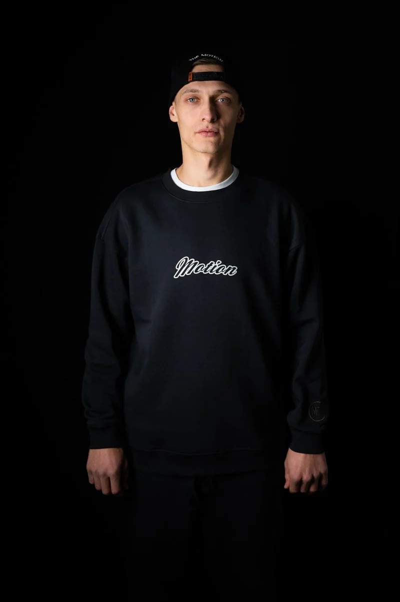 Reflective Crewneck Blue Graphite
