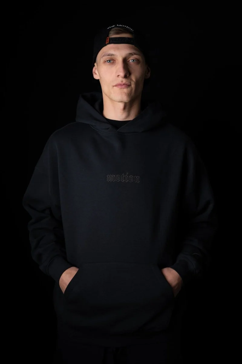 motion Hoodie Blue Graphite