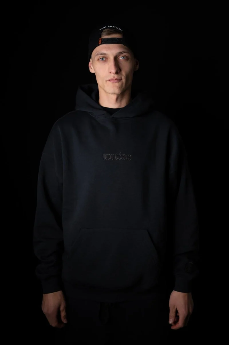 motion Hoodie Blue Graphite