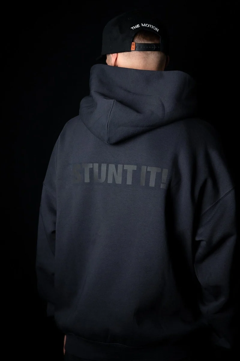 motion Hoodie Blue Graphite