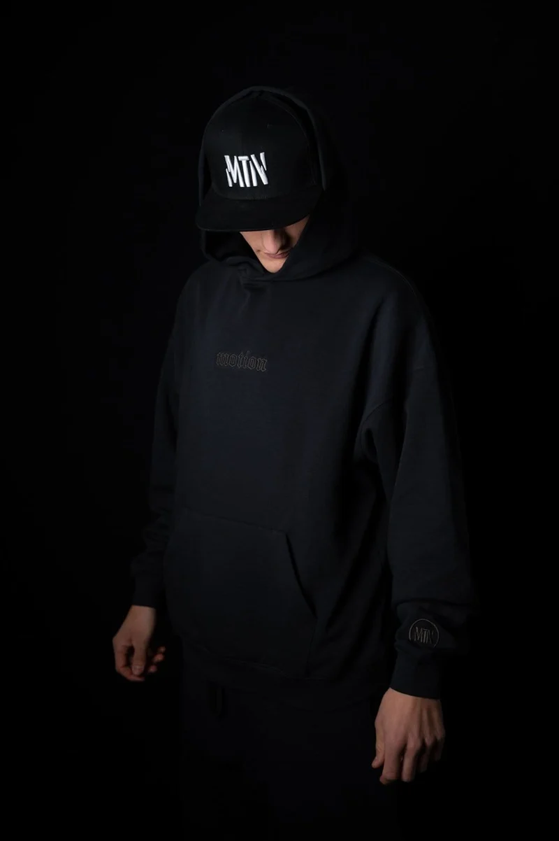 motion Hoodie Blue Graphite