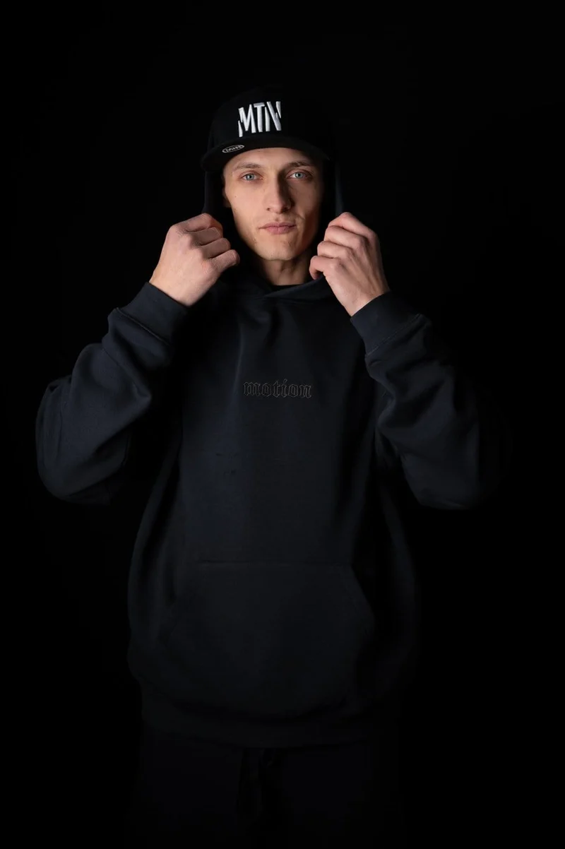 motion Hoodie Blue Graphite