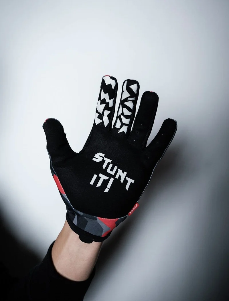 Red-Camo MTB Handschuhe