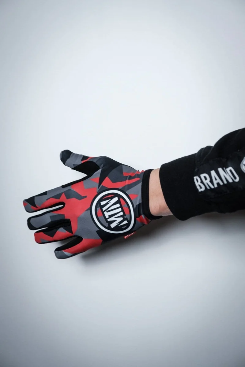 Red-Camo MTB Handschuhe