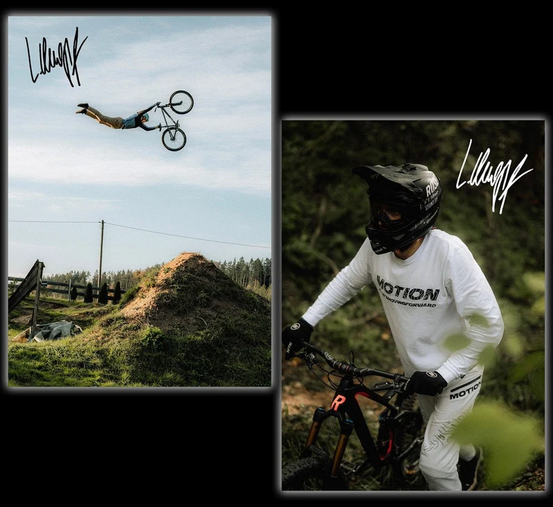 Lukas Knopf MTB Poster-Set (Handsigniert, A3)
