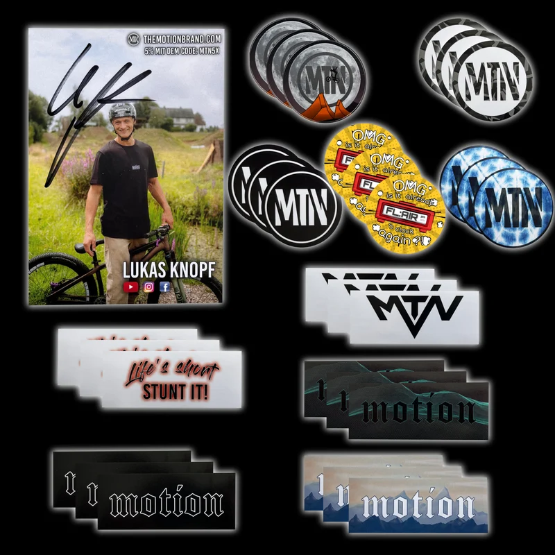 XXL Stickerpack 2.0 (inkl. handsignierter Autogrammkarte von Lukas Knopf)