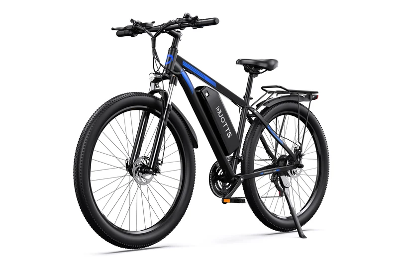Electric Mountain Bike 750W Motor, 29-Inch Wheels, 48V Battery, Front Suspension
