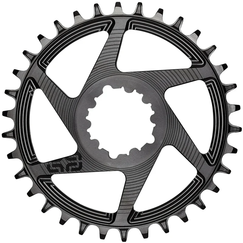 HELIX Race 3-Bolt Direct Mount Chainrings (multiple sizes) Black