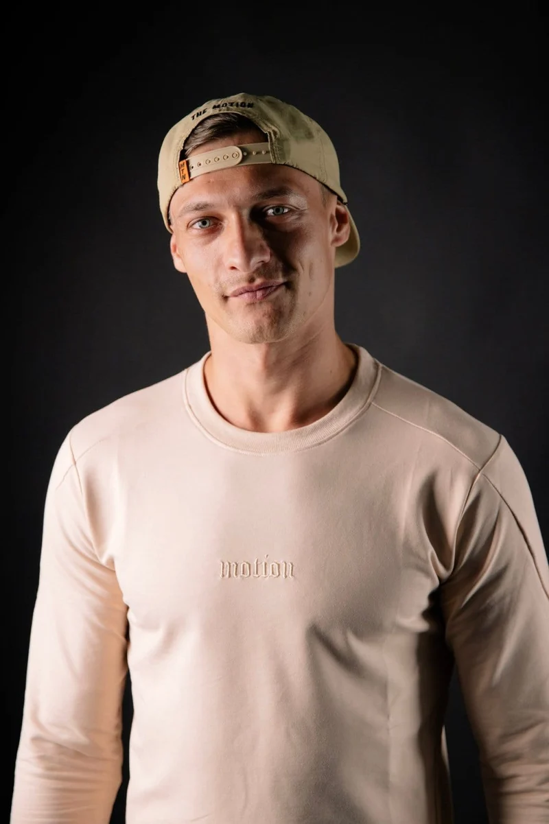 Beige Fitted Motion Longsleeve