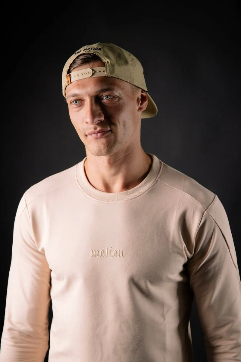 Beige Fitted Motion Longsleeve