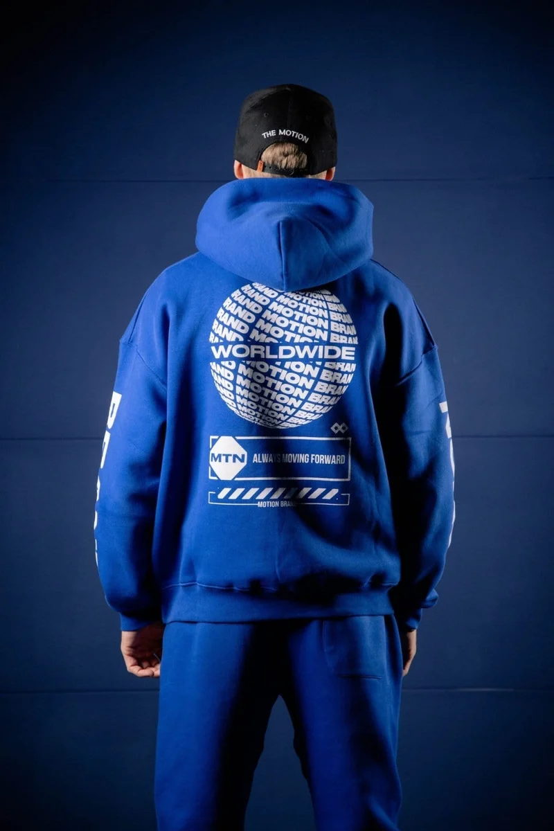 Skatepark Trick-Buch & Royal Blue Worldwide Hoodie Bundle
